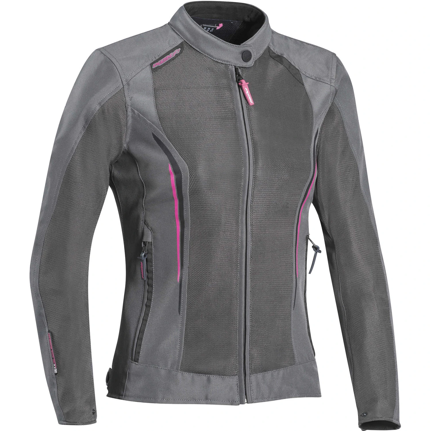 Giubbotto Donna Moto In Tessuto Estivo Traforato Ixon COOL AIR Lady Grigio Fucsia 1 Giubbotto Donna Moto In Tessuto Estivo Traforato Ixon COOL AIR Lady Grigio Fucsia