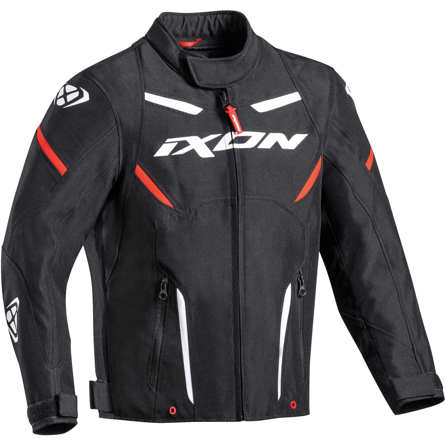 Giubbotto Moto Bambino Ixon STRIKER KID Nero Bianco 1 Giubbotto Moto Bambino Ixon STRIKER KID Nero Bianco