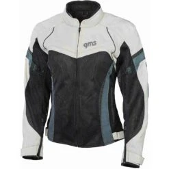 Giubbotto Moto Donna Estivo Gms TARA Mesh Grigio Nero
