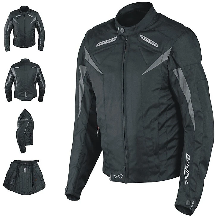 Giubbotto Moto Donna In Tessuto A-Pro Touring Hart Lady Black 5 Giubbotto Moto Donna In Tessuto A-Pro Touring Hart Lady Black - Image 5