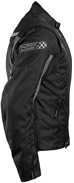 Giubbotto Moto Donna In Tessuto A-Pro Touring Hart Lady Black 3 Giubbotto Moto Donna In Tessuto A-Pro Touring Hart Lady Black - Image 3