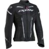 Giubbotto Moto Donna Ixon STRIKER AIR WP LADY Nero Bianco