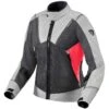 Giubbotto Moto Donna Traforate Rev'it AIRWAVE 4 LADIES Grigio Rosa