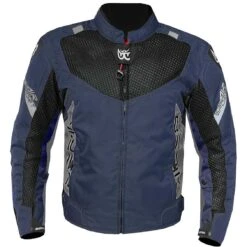 Giubbotto Moto Estivo Traforato Berik 203305fr AIR Sport Blu Grigio Nero