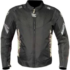 Giubbotto Moto Estivo Traforato Berik 203305fr AIR Sport Nero Kaki