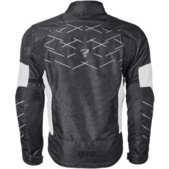 Giubbotto Moto Gms Kasai WP Nero Bianco -Dainese Italia giubbotto moto gms kasai wp nero bianco 238176 zoom