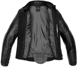 Giubbotto Moto In Pelle Custom Spidi PREMIUM Nero -Dainese Italia giubbotto moto in pelle custom spidi premium nero 97205 zoom