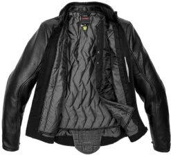 Giubbotto Moto In Pelle Custom Spidi PREMIUM Nero -Dainese Italia giubbotto moto in pelle custom spidi premium nero 97206 zoom