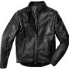 Giubbotto Moto In Pelle Custom Spidi PREMIUM Nero