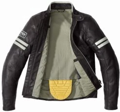 Giubbotto Moto In Pelle Custom Spidi VINTAGE Marrone Ghiaccio -Dainese Italia giubbotto moto in pelle custom spidi vintage marrone ghiaccio 97233 zoom