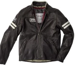 Giubbotto Moto In Pelle Custom Spidi VINTAGE Marrone Ghiaccio