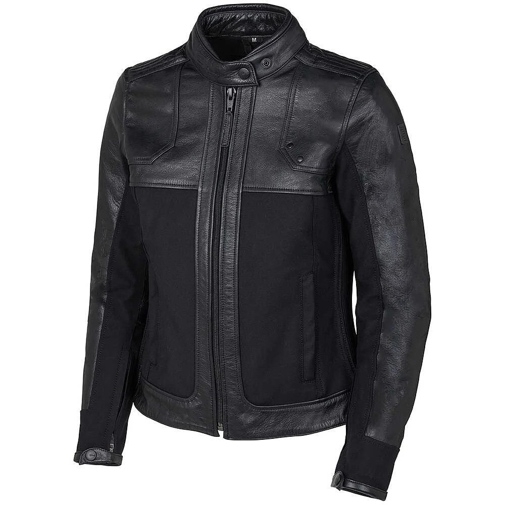 Giubbotto Moto In Pelle Oj MOONLIGHT Nero 1 Giubbotto Moto In Pelle Oj MOONLIGHT Nero