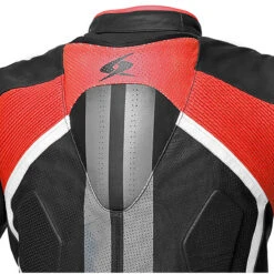 Giubbotto Moto In Pelle Racing Spyke ESTORIL EVO Nero Rosso Fluo -Dainese Italia giubbotto moto in pelle racing spyke estoril evo nero rosso fluo 121268 zoom