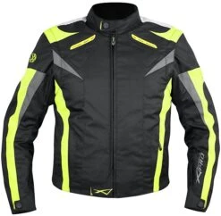 Giubbotto Moto In Tessuto A-Pro Touring Sport Ace Giallo Fluo