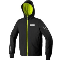 Giubbotto Moto In Tessuto CE Spidi HOODIE ARMOR EVO Nero Giallo -Dainese Italia giubbotto moto in tessuto ce spidi hoodie armor evo nero giallo 97423 zoom