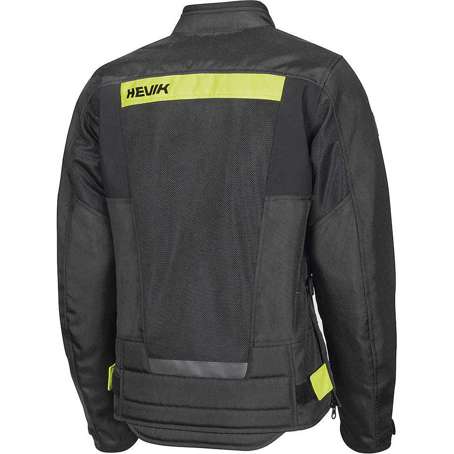 Giubbotto Moto In Tessuto Donna Traforato Hevik Urban Scirocco Lady Ligth Nero Giallo 2 Giubbotto Moto In Tessuto Donna Traforato Hevik Urban Scirocco Lady Ligth Nero Giallo - Image 2
