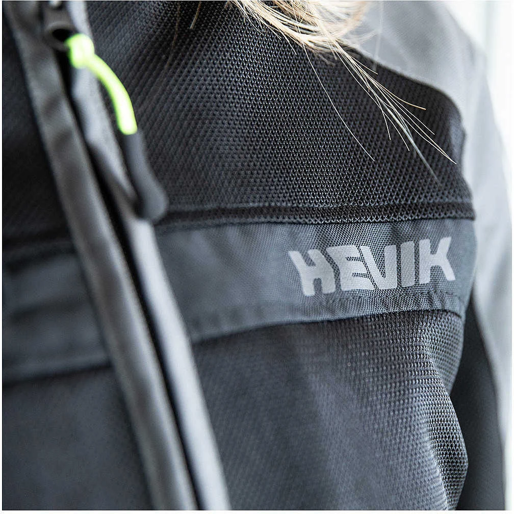 Giubbotto Moto In Tessuto Donna Traforato Hevik Urban Scirocco Lady Ligth Nero Giallo 4 Giubbotto Moto In Tessuto Donna Traforato Hevik Urban Scirocco Lady Ligth Nero Giallo - Image 4