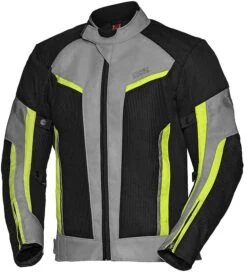 Giubbotto Moto In Tessuto Estiva Ixs SPORT RS-ASHTON-AIR Nero Grigio Giallo