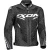 Giubbotto Moto In Tessuto Estivo Traforato Ixon DRACO Nero Bianco
