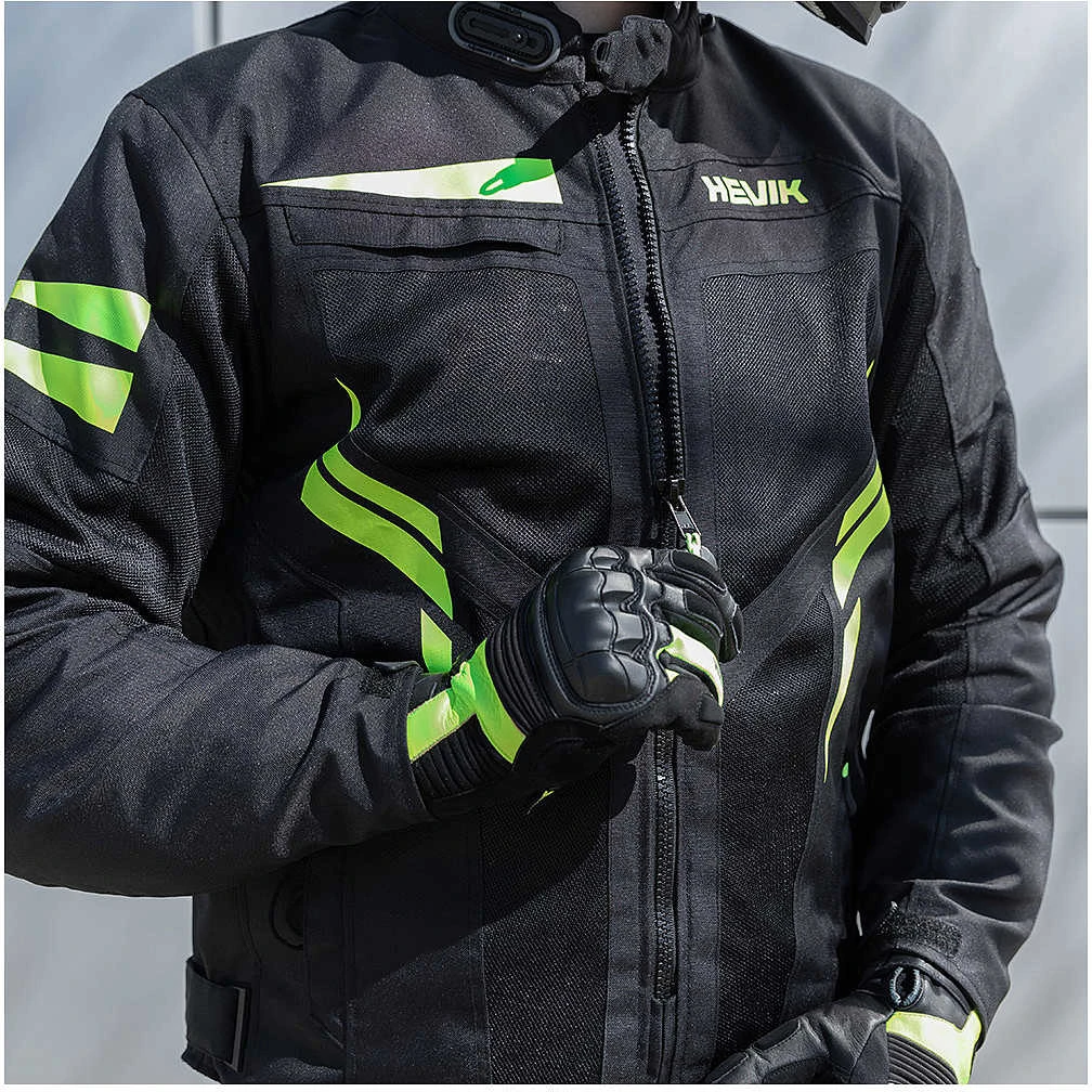 Giubbotto Moto In Tessuto Traforato Hevik Ikaro Ligth Nero Giallo 3 Giubbotto Moto In Tessuto Traforato Hevik Ikaro Ligth Nero Giallo - Image 3