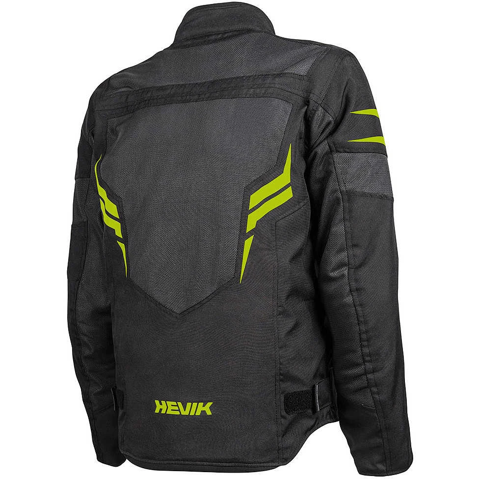 Giubbotto Moto In Tessuto Traforato Hevik Ikaro Ligth Nero Giallo 2 Giubbotto Moto In Tessuto Traforato Hevik Ikaro Ligth Nero Giallo - Image 2