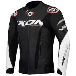 Giubbotto Moto Ixon VORTEX 3 JKT Nero Bianco