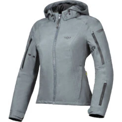 Giubbotto Moto Laminato Ixon BURNING LADY Verde Tattico