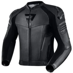 Giubbotto Moto Pelle Rebelhorn VANDAL Nero