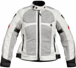 Giubbotto Moto Rev'it Lady Estivo Modello Tornado Argento/nero