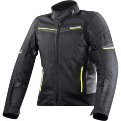 Giubbotto Moto Tecnico Ls2 SHADOW LADY Titanio Giallo Fluo