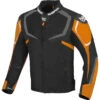 Giubbotto Moto Traforato Berik 2.0 NJ-203305 X-Speed Air Sfoderabile Nero Arancio