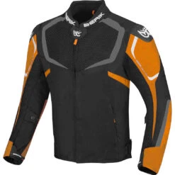 Giubbotto Moto Traforato Berik 2.0 NJ-203305 X-Speed Air Sfoderabile Nero Arancio