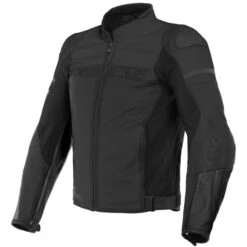 Giubbotto Moto Traforato In Pelle Dainese AGILE Perforata Nero