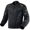 Giubbotto Moto Traforato Rebelhorn HIFLOW IV Nero Fluo Giallo