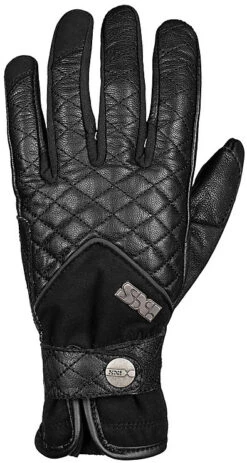 Guanti Donna Moto Custom In Pelle Ixs Classic ROXANA 2.0 Nero