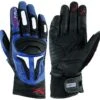 Guanti Moto A-Pro In Pelle Pieno Fiore FirePower Blu