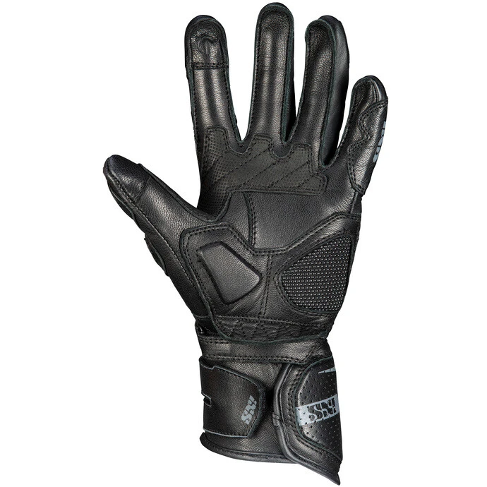 Guanti Moto Donna In Pelle Sport IXS RS-200 3.0 Neri 2 Guanti Moto Donna In Pelle Sport IXS RS-200 3.0 Neri - Image 2
