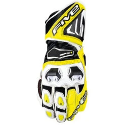 Guanti Moto Five RFX1 Bianco Giallo