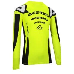 Maglia Da Motocross Enduro ACERBIS MX J-TRACK NASCAR Giallo Nero