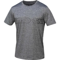 Maglia Moto Casual Ixs TEAM FUNCTION Grigio Nera