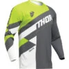 Maglia Moto Cross Enduro Da Bambino THOR SECTOR CHECKER Carbone/Acido