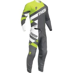 Maglia Moto Cross Enduro Da Bambino THOR SECTOR CHECKER Carbone/Acido -Dainese Italia maglia moto cross enduro da bambino thor sector checker carbone acido 227334 zoom