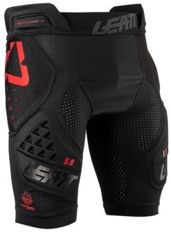 Pantaloncini Moto Protettivi Leatt Impact Shorts 3DF 5.0 Nero