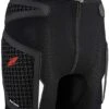 Pantaloncini Protettivi Moto Cross Enduro CE Zandonà NETCUBE SHORTS Nero