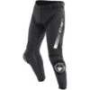 Pantalone Moto In Pelle Dainese SUPER SPEED Nero Bianco