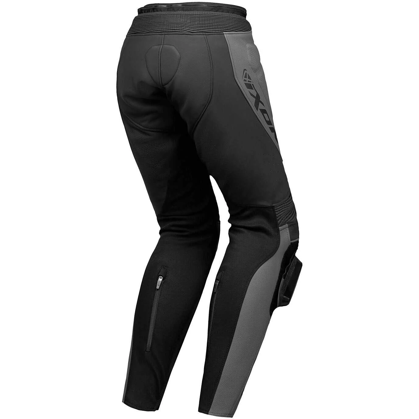 Pantalone Moto In Pelle Ixon VORTEX 3 PT Nero 2 Pantalone Moto In Pelle Ixon VORTEX 3 PT Nero - Image 2