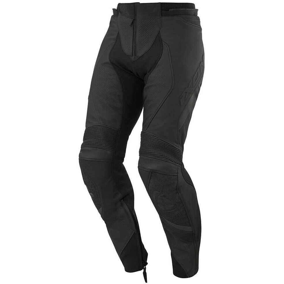 Pantalone Moto Pelle Ixon AVENGER Nero 1 Pantalone Moto Pelle Ixon AVENGER Nero