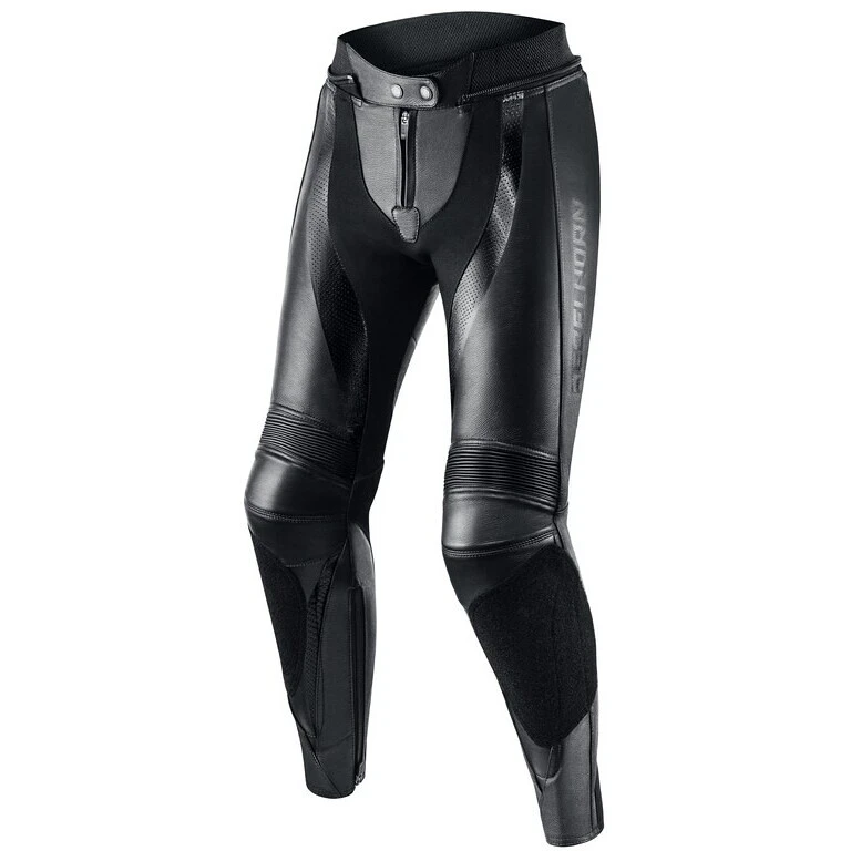 Pantaloni Moto Donna Pelle Rebelhorn REBEL Lady Nero 1 Pantaloni Moto Donna Pelle Rebelhorn REBEL Lady Nero