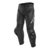 Pantaloni Moto In Pelle Dainese DELTA 3 Nero Bianco