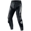 Pantaloni Moto Pelle Rebelhorn FIGHTER Nero Bianco